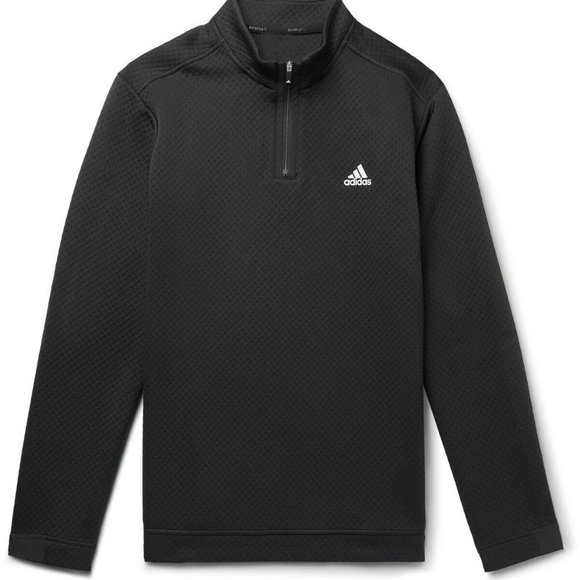 Adidas Primegreen 1/4 Zip Golf Pullover Jacket - Black - Men's Size S - MSRP $70 - Picture 8 of 8